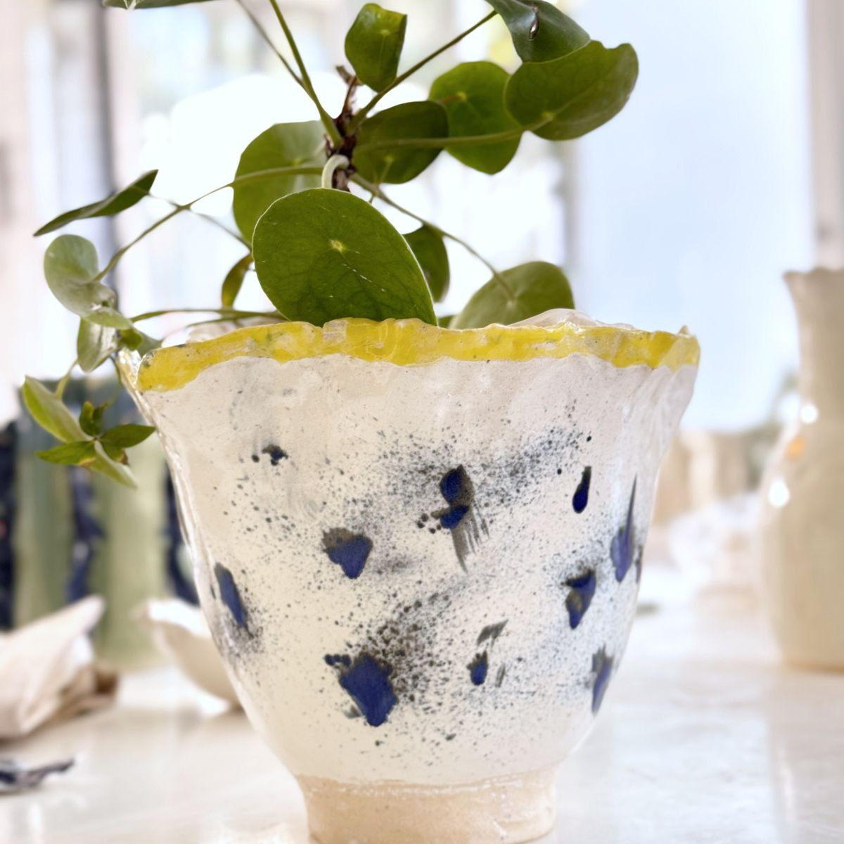 Macetero Pintas blue